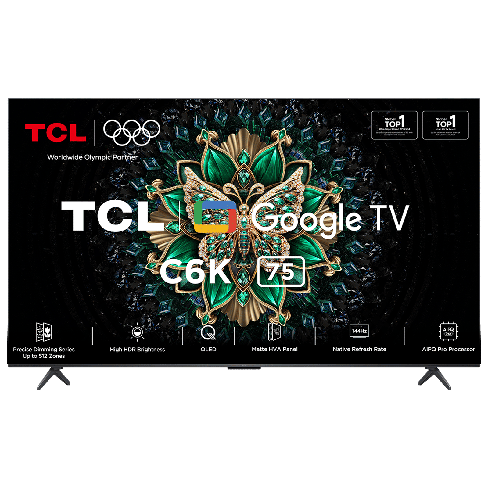 TCL LED 75C6K 4K QD Mini LED Google TV