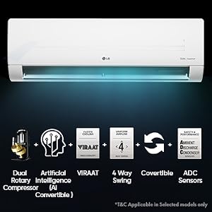LG 3STAR Split AC AI Conv Ocean Black USUQ19QNXE